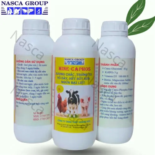 MINE-CAPHOS – Bổ Sung Canxi Phospho Cho Gia Súc Gia Cầm