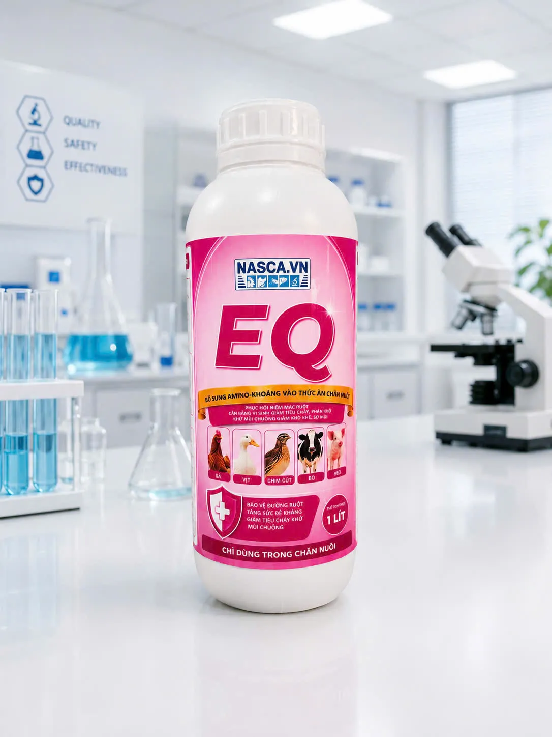 EQ-Bảo vệ - hồi phục nhung mao ruột, giảm khò khè chảy nước mũi, phân khô giảm mùi hôi