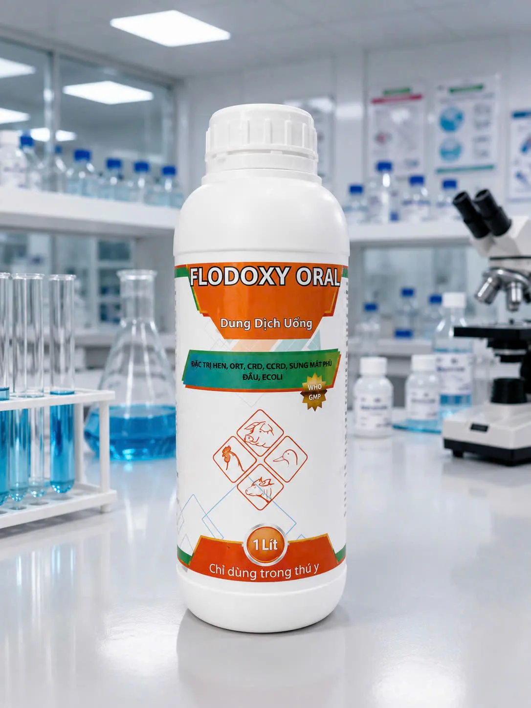 FLODOXY ORAl- Florfenicol 300g,  Doxycycline HCL 200g